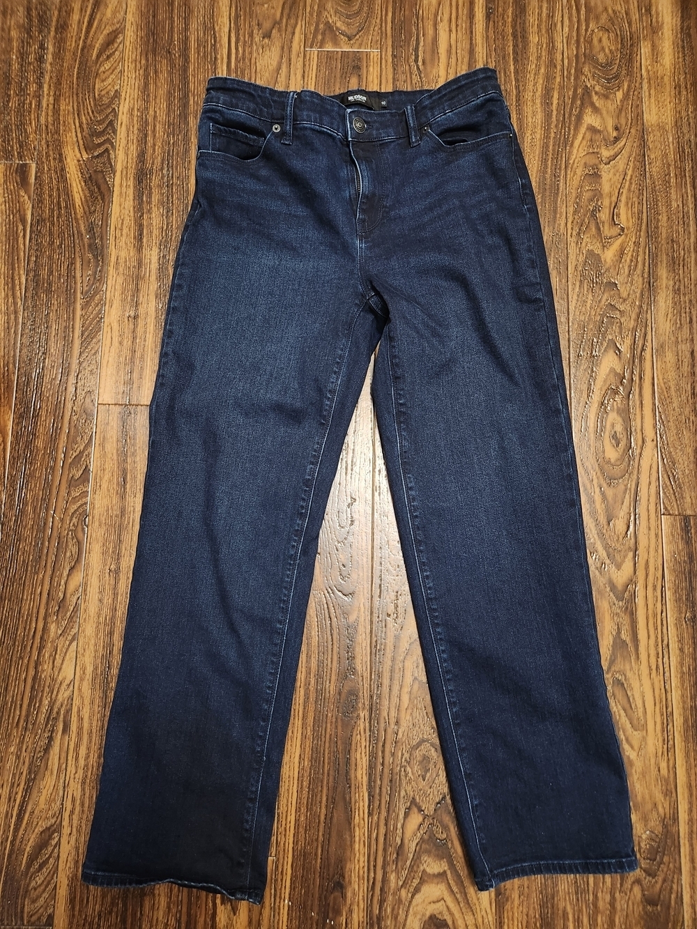 Hudson Dark Wash Straight Leg Jeans Sz 10 EUC